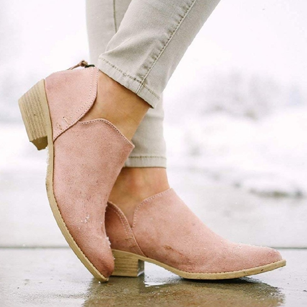 Light Pink Ankle Bootie